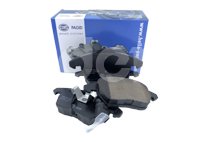 BALATA HELLA AUDI A3 L4 1.4L 2008-2013, A3 L4 1.8L 2007, A3 L4 2.0L 2006, A3 QUATTRO L4 2.0L 2008-2010, TT L4 2.0L 2008-2009, TT QUATTRO V6 3.2L 2009; VOLKSWAGEN BEETLE L4 2.0L 2012-2018, BEETLE L5 2.5L 2019, EOS L4 2.0L 2008-2010, GOLF L4 2.0L 2010-2011, JETTA L4 1.8L 2011-2012, JETTA L4 2.0L 2013-2017, JETTA L5 2.5L 2005-2010, 2018, PASSAT L4 2.0L 2006-2010, PASSAT CC L4 2.0L 2009-2010, EJE: DELANTERO, FORMULA: LOW METAL (BAJOS METALES), ANCHO 1: 155.1MM, ANCHO 2: 156.5MM, ALTURA 1: 66MM, ALTURA 2: 71.3MM, ESPESOR: 20.3MM, PESO: 2.167KG, CON CONTACTO DE AVISO DE DESGASTE INCORPORADO, SISTEMA DE FRENOS: TEVES, NUMERO DE USO: 23587, 23588, 23589, FMSI: 8212-D1107, 8212-D1319, 8760-D1107, HELLA: T1376MX, 8DB355045-121, 355045121 HELLA