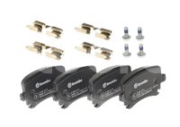 BALATA BREMBO AUDI A3 2004-2013, A4 2002-2009, A4 QUATTRO 2005-2009, TT 2008-2009; SEAT LEON 2006-2018; VOLKSWAGEN BORA 2005-2010, CC 2009, GOLF 2010, 2013, GTI 2006-2012, JETTA 2005-2010, PASSAT 2006-2010; INFORMACION TECNICA: ANCHURA: 106MM, ESPESOR: 17MM, ALTURA: 57MM, SISTEMA DE FRENOS: LUCAS, INDICADOR DE DESGASTE: PREPARADO, ACCESORIOS: CON ACCESORIOS, CON PLACA ANTIRRUIDO, CON PERNOS PARA PINZA DE FRENO, EJE: TRASERO, FORMULA: LOW-MET, WVA: 23914, FMSI: 8213-D1108, 8213-D1348, BREMBO: P85073 BREMBO