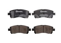 BALATA BREMBO TOYOTA AVANZA 2007-2019; INFORMACION TECNICA: ANCHURA: 127MM, ESPESOR: 14MM, ALTURA: 50MM, SISTEMA DE FRENOS: SUMITOMO, INDICADOR DE DESGASTE: SIN, ACCESORIOS: CON PLACA ANTIRRUIDO, EJE: DELANTERO, FORMULA: LOW-MET, WVA: 22297, FMSI: 8671-D1471, BREMBO: P79024 BREMBO