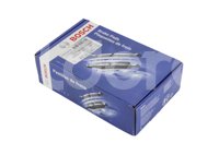 BALATA BOSCH AZUL FORD TRANSIT-350 L4 2.0L 2021, TRANSIT-350 L4 2.2L 2015-2016, 
SENSOR ELECTRONICO: NO, INCLUYE SHIM: SI, INCLUYE HERRAJES: SI, FORMULA: SEMI-METALICA, POSICION: DELANTERA, FMSI: 9004-D1774, D-PLATE: D1774, BOSCH CORTO: BE1774H, BOSCH: F03B176447 BOSCH