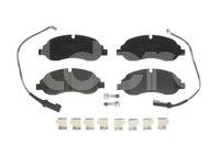 BALATA BREMBO FORD TRANSIT 2015-2022, TRANSIT CUSTOM 2016-2020; INFORMACION TECNICA: ANCHURA: 172MM, ESPESOR: 17MM, ALTURA: 66MM, SISTEMA DE FRENOS: BOSCH, INDICADOR DE DESGASTE: ELECTRICO, ACCESORIOS: CON ACCESORIOS, CON PLACA ANTIRRUIDO, CON PERNOS PARA PINZA DE FRENO, EJE: DELANTERO, FORMULA: LOW-MET, WVA: 22034, FMSI: 9004-D1774, BREMBO: P24171 BREMBO