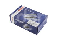 BALATA BOSCH AZUL FORD TRANSIT-350 L4 2.2L 2015-2016, 
SENSOR ELECTRONICO: NO, INCLUYE SHIM: SI, INCLUYE HERRAJES: SI, FORMULA: SEMI-METALICA, POSICION: TRASERA, FMSI: 9005-D1775, D-PLATE: D1775, BOSCH CORTO: BE1775H, BOSCH: F03B176449 BOSCH