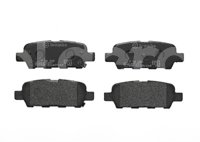 BALATA BREMBO INFINITI Q50 2016; NISSAN 350Z 2003-2008, 370Z 2009-2019, ALTIMA 2002-2019, JUKE 2011-2017, MAXIMA 2004-2008, 2010-2020, MURANO 2003-2008, ROGUE 2008-2019, SENTRA 2007-2019, X-TRAIL 2002-2014; RENAULT KOLEOS 2009-2020; SUZUKI GRAND VITARA 2009-2017; INFORMACION TECNICA: ANCHURA: 105MM, ESPESOR: 14MM, ALTURA:37 MM, SISTEMA DE FRENOS: AKEBONO, INDICADOR DE DESGASTE: ACUSTICO, ACCESORIOS: CON PLACA ANTIRRUIDO, EJE: TRASERO, FORMULA: LOW-MET, WVA: 23871, 23872, 24088, FMSI: 7784-D905, 8405-D1288, BREMBO: P56046 BREMBO