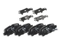 BALATA BREMBO INFINITI Q50 2016; NISSAN 350Z 2003-2008, 370Z 2009-2019, ALTIMA 2002-2019, JUKE 2011-2017, MAXIMA 2004-2008, 2010-2020, MURANO 2003-2008, ROGUE 2008-2019, SENTRA 2007-2019, X-TRAIL 2002-2014; RENAULT KOLEOS 2009-2020; SUZUKI GRAND VITARA 2009-2017; INFORMACION TECNICA: ANCHURA: 105MM, ESPESOR: 14MM, ALTURA:37 MM, SISTEMA DE FRENOS: AKEBONO, INDICADOR DE DESGASTE: ACUSTICO, ACCESORIOS: CON PLACA ANTIRRUIDO, EJE: TRASERO, FORMULA: LOW-MET, WVA: 23871, 23872, 24088, FMSI: 7784-D905, 8405-D1288, BREMBO: P56046 BREMBO