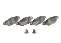 BALATA BREMBO RENAULT KANGOO 2007-2009, KANGOO EXPRESS 2004-2018; INFORMACION TECNICA: ANCHURA: 131MM, ESPESOR: 18MM, ALTURA: 47MM, SISTEMA DE FRENOS: BOSCH, INDICADOR DE DESGASTE: SIN, ACCESORIOS: CON ACCESORIOS, CON PLACA ANTIRRUIDO, CON PERNOS PARA PINZA DE FRENO, EJE: DELANTERO, FORMULA: LOW-MET, WVA: 21980, 21981, FMSI: 8254-D1499, BREMBO: P61098 BREMBO