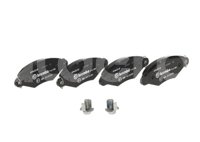 BALATA BREMBO RENAULT KANGOO 2007-2009, KANGOO EXPRESS 2004-2018; INFORMACION TECNICA: ANCHURA: 131MM, ESPESOR: 18MM, ALTURA: 47MM, SISTEMA DE FRENOS: BOSCH, INDICADOR DE DESGASTE: SIN, ACCESORIOS: CON ACCESORIOS, CON PLACA ANTIRRUIDO, CON PERNOS PARA PINZA DE FRENO, EJE: DELANTERO, FORMULA: LOW-MET, WVA: 21980, 21981, FMSI: 8254-D1499, BREMBO: P61098 BREMBO