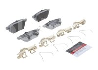 BALATA BREMBO BAIC X25 2018-2020; TOYOTA COROLLA 2009-2019, PRIUS 2015-2016, YARIS 2012-2018; INFORMACION TECNICA: ANCHURA: 99MM, ESPESOR: 14MM, ALTURA: 43MM, SISTEMA DE FRENOS: AKEBONO, INDICADOR DE DESGASTE: ACUSTICO, ACCESORIOS: CON ACCESORIOS, CON PLACA ANTIRRUIDO, EJE: DELANTERO Y TRASERO, FORMULA: NAO, WVA: 25016, 25017, 25018, FMSI: 8463-D1423, 8463-D1354, BREMBO: P83133N BREMBO