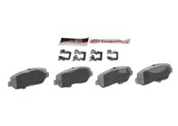 BALATA BREMBO MAZDA CX-5 2013-2021; INFORMACION TECNICA: ANCHURA: 142MM, ESPESOR: 16MM, ALTURA: 61MM, SISTEMA DE FRENOS: AKEBONO, INDICADOR DE DESGASTE: ACUSTICO, ACCESORIOS: CON ACCESORIOS, CON PLACA ANTIRRUIDO, CON CLIP DE PISTON, EJE: DELANTERO, FORMULA: NAO, WVA: 25564, FMSI: 8836-D1623, BREMBO: P49045N BREMBO