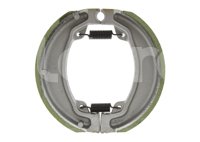 BALATA MOTOCICLETA FRENO TAMBOR HONDA TITAN ELITE PASTA VERDE (JUEGO) ENBAF-1301-003A QUMO