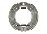 BALATA MOTOCICLETA FRENO TAMBOR YAMAHA YBR125 NUEVA, ITALIKA DS125, DS150 (JUEGO) ENBAF-1301-004A QUMO