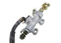BOMBA FRENO PIE MOTOCICLETA PLATEADO ENBOM-1302-0102 QUMO