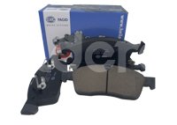 BALATA HELLA CHRYSLER DURANGO 2011-2020; JEEP GRAND CHEROKEE 2011-2023, GRAND CHEROKEE L 2021-2023, GRAND CHEROKEE WK 2022, EJE: DELANTERO, FORMULA: LOW METAL (BAJOS METALES), ANCHO 1: 194.5MM, ANCHO 2: 193.3MM, ALTURA 1: 64MM, ALTURA 2: 63.9MM, ESPESOR: 21.3MM, PESO: 2.9KG, NUMERO DE INDICADORES DE DESGASTE (POR EJE): 2, CON AVISADOR ACUSTICO DE DESGASTE, SISTEMA DE FRENOS: TEVES, NUMERO DE USO: 25190, 25191, 25192, FMSI: 8856-D1455, 8855-D1455, HELLA: T2107MX, 8DB355045-631, 355045631 HELLA
