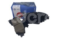 BALATA HELLA LEXUS ES300H 2019-2021, ES350 2019-2021, UX200 2019-2020, UX250H 2019-2020; TOYOTA AVALON 2019-2020, CAMRY 2018-2023, C-HR 2020, RAV4 2019-2021, EJE: DELANTERO, FORMULA: LOW METAL (BAJOS METALES), ANCHO: 142.7MM, ALTURA: 55.9MM, ESPESOR: 16.5MM, PESO: 1.8KG, NO PREPARADO PARA INDICADOR DE DESGASTE, SISTEMA DE FRENOS: AKEBONO, NUMERO DE USO: 22768, FMSI: 9311-D2076, HELLA: T2731MX, 8DB355045-641, 355045641 HELLA