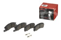 BALATA BREMBO DODGE ATTITUDE 2015-2021; MITSUBISHI MIRAGE 2015-2020; INFORMACION TECNICA: ANCHURA: 92-122MM, ESPESOR: 15MM, ALTURA: 44MM, SISTEMA DE FRENOS: AKENOBO, INDICADOR DE DESGASTE: ACUSTICO, ACCESORIOS: CON PLACA ANTIRRUIDO, EJE: DELANTERO, FORMULA: LOW-MET, WVA: 24229, 24230, FMSI: 8956-D1731, BREMBO: P16011 BREMBO