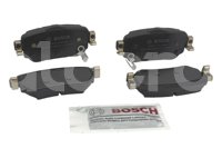 BALATA BOSCH QUIET CAST NISSAN X-TRAIL L4 2.5L 2016-2020, LEAF 2019, 2021-2022; SENSOR ELECTRONICO: SI, INCLUYE HERRAJES: SI, LAMINAS ANTIRRUIDO, FORMULA: CERAMICA, POSICION: TRASERA, FMSI: 9190-D1965, D-PLATE: D1965, BOSCH CORTO: BC1965, BOSCH: F03B076353 BOSCH