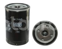 FILTRO DE ACEITE VOLKSWAGEN TODOS (ATLANTIC, DERBY, GOLF, JEETA A3, NEW BEETLE, PASSAT, POINTER, POLO, SEDAN, SHARAN, VAN; AUDI A3, A4; SEAT CORDOBA, IBIZA, LEON, ALHAMBRA.  No. MANN: W 719/5/10 BAT115561A SED MANN FILTER