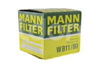 FILTRO ACEITE CHRYSLER ATTITUDE L4 1.6L 2012-2014; HYUNDAI ACCENT L4 1.4L 2011-2017, ACCENT L4 1.6L 2011->; KIA FORTE L4 2.0L 2018->, NIRO L4 1.6L HIBRIDO 2017->, SOUL L4 2.0L 2019->; KOMATSU PC 05-7, PC 15-3 
MANN HUMMEL: W811/80 MANN FILTER
