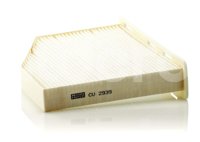 FILTRO CABINA AUDI A3 L4 1.4L/1.8L 2008-2013, A3 L4 2.0L 2006-2013, A3 QUATTRO L4 2.0L 2006-2011, Q3 L4 1.4L 2016-2018, Q3 QUATTRO L4 2.0L 2015-2018, TT L4 1.8L 2011-2013, TT L4 2.0L 2008-2013, TT QUATTRO L4 1.8L/2.0L 2014, TT QUATTRO V6 3.2L 2008-2009; VOLKSWAGEN L4 2.0L 2012-2018, BEETLE L5 2.5L 2012-2019, CC L4 2.0L 2013-2017, CC V6 3.6L 2013-2016, EOS L4 2.0L 2010, GOLF L4 1.4L 2013, GTI L4 2.0L 2007-2013, JETTA L4 1.8L 2005, 2009-2010, JETTA L4 1.9L 2006-2010, JETTA L4 2.0L 2005-2018, JETTA L5 2.5L 2011-2018, PASSAT L4 2.0L 2006-2010, PASSAT L5 2.5L 2012-2018, PASSAT V6 3.6L 2007-2009, 2012-2017, PASSAT CC L4/V6 2.0L/3.6L 2010, TIGUAN L4 1.4L 2013-2017, TIGUAN L4 2.0L 2009-2017, MANN HUMMEL: CU2939 MANN FILTER