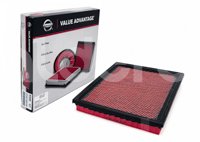 FILTRO AIRE VALUE ADVANTAGE NISSAN ARMADA V8 5.6L 2003-2018, FRONTIER V6 4.0L 2009-2020, NV2500 TODOS 2011-2021, NV3500 TODOS 2011-2021, PATHFINDER TODOS 2004-2012, TITAN V8 5.6L 2010-2016, XTERRA V6 4.0L 2005-2015, TIPO: PANEL, MATERIAL FILTRANTE: CELULOSA, LARGO: 289.5, ANCHO: 247.5, ALTURA: 37.5, VALUE ADVANTAGE: AF54M7S00PNW VALUE ADVANTAGE