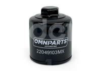 FILTRO ACEITE OMNIPARTS SEAT CORDOBA L4 1.6L 2004-2009, LEON L4 1.4L 2010; VOLKSWAGEN CROSSFOX L4 1.6L 2007-2009, 2011-2016, GOL L4 1.6L 2009-2013, 2016-2019, GOL SEDAN L4 1.6L 2010-2013, LUPO L4 1.6L 2005-2009, NUEVO GOL L4 1.6L 2014-2016, POLO L4 1.6L 2003-2007, SAVEIRO L4 1.6L 2010-2019, SPORTVAN L4 1.6L 2007-2010, OMNIPARTS: 22049103MX M0205