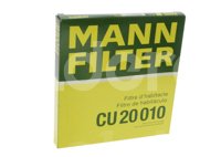 FILTRO CABINA CHEVROLET SPARK 16V S-TEC 1.2L 11-13 CU 20 010 MANN FILTER