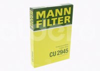 FILTRO CABINA NISSAN PLATINA, CLIO, KANGOO, MEGANE 02-10 CU2945 MANN FILTER
