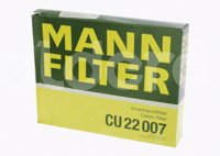 FILTRO CABINA NISSAN TIIDA, SENTRA, VERSA 1.8L 07-13 CU 22 007 MANN FILTER