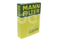 FILTRO BMW 220i 2014, 2017-2018, X1 2017, 2019-2022, X2 2021-2022, MINI COOPER 2014-2017, 2019-2022, COOPER CLUBMAN 2016-2017, 2019-2022, COOPER COUNTRYMAN 2017, 2019-2020, 2022 C 22 018 MANN FILTER