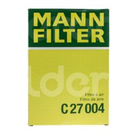FILTRO AIRE M.BENZ B180 L4 1.6L TURBO 2011-2014, CLA200 L4 1.6L TURBO 2013-2019 C27004 MANN FILTER