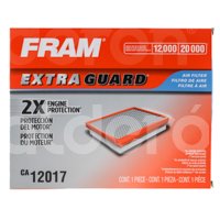 FILTRO AIRE SEAT IBIZA L3 1.0L TURBO 2019-2021, TOLEDO L3 1.0L TURBO 2018-2019 FRAM: CA12017 FRAM