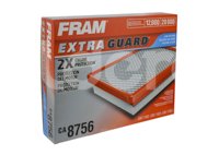 FILTRO AIRE CADILLAC ESCALADE V8 5.3L VIN:T 2002-2005, ESCALADE V8 6.0L 2006, ESCALADE V8 6.2L L92 2007-2008, ESCALADE V8 6.2L FLEX L92 2009, ESCALADE V8 6.0L HYBRID FLEX 2010-2013, ESCALADE V8 6.2L 2010, 2013-2020, ESCALADE V8 6.2L FLEX 2011-2012; CHEVROLET AVALANCHE 1500 V8 5.3L/8.1L 2002-2006, AVALANCHE V8 5.3L/6.0L SFI 2007-2009, AVALANCHE V8 5.3L FLEX 2010-2013, EXPRESS 3500 V8 8.1L VIN:G 2001, SILVERADO 1500 V6 4.3L 1999-2002, 2014-2018, SILVERADO 1500 V8 4.8L VIN:V 1999-2007, SILVERADO 1500 V8 5.3L VIN:T 1999-2007, SILVERADO 1500 V8 5.3L VIN:Z 2002-2007, SILVERADO 1500 V6 4.3L VIN:X 2003-2013, SILVERADO 1500 V8 6.0L 2003-2006, SILVERADO 1500 V8 6.0L VIN:U 2003-2007, SILVERADO 1500 V8 5.3L VIN:B 2005-2007, SILVERADO 1500 V8 5.3L 2007-2009, 2014-2018, SILVERADO 1500 V8 5.3L VIN:M 2007-2009, SILVERADO 1500 V8 6.0L VIN:Y 2007-2009, SILVERADO 1500 V8 6.0L VIN:N 2007, SILVERADO 1500 V8 4.8L 2008-2009, SILVERADO 1500 V8 6.2L FLEX VIN:2 2009-2013, SILVERADO 1500 V8 4.8L FLEX VIN:A 2010-2013, SILVERADO 1500 V8 5.3L FLEX 2010-2013, SILVERADO 1500 V8 6.0L HYBRID FLEX VIN:G 2010-2013, SILVERADO 1500 V8 5.3L FLEX VIN:7 2012-2013, SILVERADO 1500 V8 6.2L 2014-2018, SILVERADO 1500 V8 6.0L VIN:5 2009, SILVERADO 2500 V8 5.3L 1999, 2007-2009, 2014-2018, SILVERADO 2500 V8 5.3L VIN:T 1999-2007, SILVERADO 2500 V8 6.0L 1999-2004, SILVERADO 2500 V8 4.8L FLEX VIN:A  2010-2013, SILVERADO 2500HD V8 8.1L 2001-2007, SILVERADO 2500HD V8 6.0L FLEX VIN:G 2010-2013, SILVERADO 3500 V8 6.0L VIN:U 2001-2006, SILVERADO V8 6.6L TURBO DIESEL 2001, 2002-2003, 2005, SILVERADO 3500 V8 8.1L 2001-2006, SILVERADO 3500HD V8 6.0L FLEX VIN:J 2010-2013, SILVERADO V8 6.0L FLEX VIN:J 2010-2013, SONORA V8 5.7L 2000-2002, SUBURBAN 1500 V8 5.3L VIN:T 2000-2005, SUBURBAN V8 6.0L VIN:U 2000-2005, SUBURBAN V8 8.1L VIN:G 2001-2006, TAHOE V8 4.8L VIN:V 2000-2006, TAHOE V8 5.3L 2004-2009, 2011-2020, AVALANCHE 2500 V8 8.1L 2002-2006, SUBURBAN 2500 V8 6.0L 2000-2006, FRAM: CA8756 FRAM