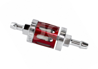 FILTRO GASOLINA MOTOCICLETA VIDRIO UNIVERSAL ROJO FGC100100-2 M0172
