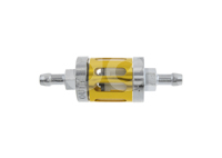 FILTRO GASOLINA MOTOCICLETA VIDRIO UNIVERSAL DORADO FGC100100-3 M0172