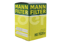 FILTRO ACEITE CARTUCHO AUDI A3 L4 1.4L/1.8L 2015-2016; VOLKSWAGEN BEETLE L4/L5 2.0L/2.5L 2015, GOLF L4 1.4L/2.0L 2015, GOLF SPORTWAGEN L4 1.4L 2015, JETTA L4/L5 2.0L/2.5L 2015 MANN HUMMEL HU7020Z M0076