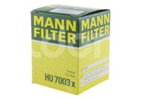 FILTRO ACEITE CARTUCHO BMW 118i L4 1.6L 2012-2015, 120i L4 1.6L 2016 
MANN HUMMEL HU7003X MANN FILTER