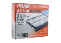 FILTRO AIRE CHEVROLET TRACKER L4 1.6L 1999-2002, TRACKER L4 2.0L 1999-2008, TRACKER V6 2.5L 2001-2004; SUZUKI GRAND VITARA V6 2.5L 1999-2005, GRAND VITARA V6 2.7L 2001, SIDEKICK L4 1.8L FUEL INJECTION 1996-1997, SIDEKICK L4 1.8L 1996-1998, VITARA L4 1.6L 1999-2001, VITARA L4 2.0L 1999-2003, VITARA V6 2.5L 2004, XL-7 V6 2.7L 2002-2003, FRAM: CA8069 FRAM