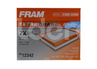 FILTRO AIRE CHRYSLER RAM 700 L4 1.3L 2021-2023; FIAT ARGO L4 1.3L 2021-2023, PULSE L4 1.3L 2023, FRAM: CA12342 FRAM