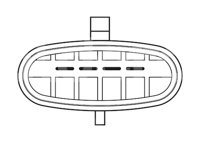 SENSOR MAF (SENSOR DE FLUJO DE MASA DE AIRE) FORD RANGER 4/6C 90-94 20992 MF0373 IMPORTACION