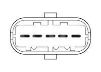 SENSOR MAF (SENSOR DE FLUJO DE MASA DE AIRE) RENAULT 0280218115 BOSCH IMPORTACION