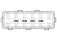 SENSOR MAF (SENSOR DE FLUJO DE MASA DE AIRE) NISSAN 300ZX 90-96 MAF0087 HITACHI