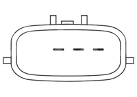 SENSOR MAF (SENSOR DE FLUJO DE MASA DE AIRE) NISSAN SENTRA 95-99 MAF0085 SU5053 HI M0053
