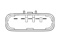 SENSOR MAF (SENSOR DE FLUJO DE MASA DE AIRE) TOYOTA 4RUNNER, TACOMA 3.4L 97-00 0055 M0053