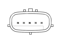 SENSOR MAF (SENSOR DE FLUJO DE MASA DE AIRE) TOYOTA 4RUNNER, TACOMA 05-11 MAF0035 M0053
