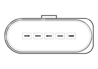 SENSOR MAF (SENSOR DE FLUJO DE MASA DE AIRE) VOLKSWAGEN GOLF, JETTA A4  05-09 MAF0010 M0053