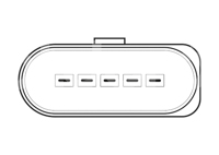 SENSOR MAF (SENSOR DE FLUJO DE MASA DE AIRE) VOLKSWAGEN GOLF, JETTA A3 2.0L 06-08 MAF0052 M0053