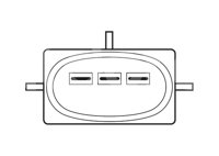 SENSOR DE INFORMACION DE PRESION DE LA VALVULA EGR PFE FORD 4, 6, 8CIL.10900/VP4/EGS2002 IMPORTACION