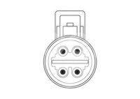 SENSOR DE OXIGENO FORD ESCORT 96-92 SG147 11221 OS-022 IMPORTACION
