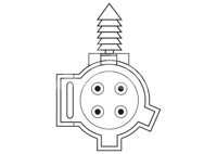 SENSOR OXIGENO CHRYSLER NEON, NY, PICK-UP 96-99 4 TERMINALES, MOPAR: 56041212AF,  SG1816 BOSCH ACTUAL: 0258005737, BOSCH CORTO: 13280 BOSCH