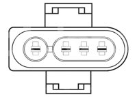 SENSOR DE OXIGENO VW  JETTA 2.8 PASSAT 4T 0258003736 BOSCH BOSCH