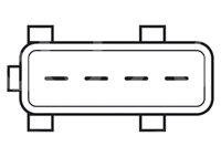 SENSOR DE OXIGENO PEUGEOT 206 02-> ANTES DEL CATALIZADOR 4T  0258006027 BOSCH BOSCH